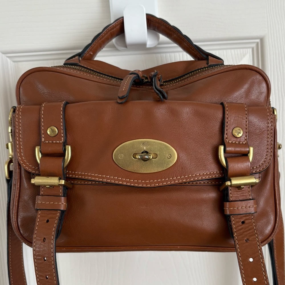 Mulberry turnlock crossbody camera bag